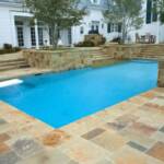 Pool Construction: Brooks Pool Co., Inc. 
Landscape Architect: Landscape Associates, LLC | North Little Rock, AR
General Contractor: James Cone | Little Rock, AR

Brooks Pool Co., Inc. | © 2014 